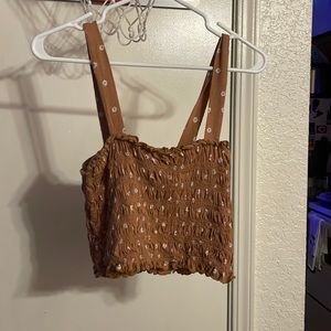 American Eagle Crop Boho Top